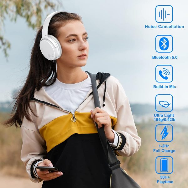 Srhythm NC35 Noise Cancelling Wireless Headphones Bluetooth ... - Image 4