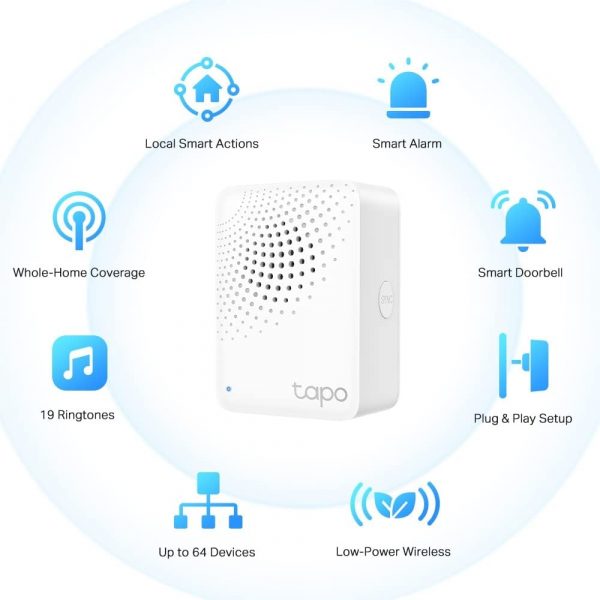 Tapo H100 SmartHub with Chime, Work with TapoSmart Switch, B... - Image 3