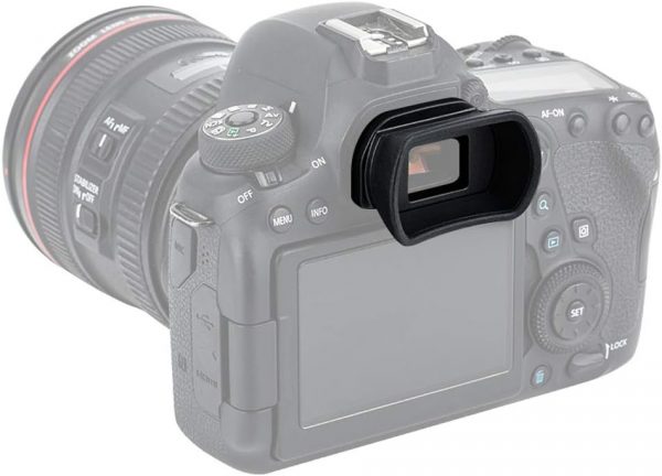 Extended-Type Soft Silicone Eyepiece for Canon EOS 6D, 6DII,... - Image 2