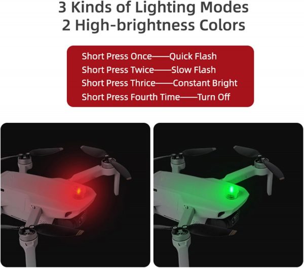 CERFFOOL Drone Strobe Light for DJI NEO Air 3S Mini 4 Pro 4 ... - Image 4