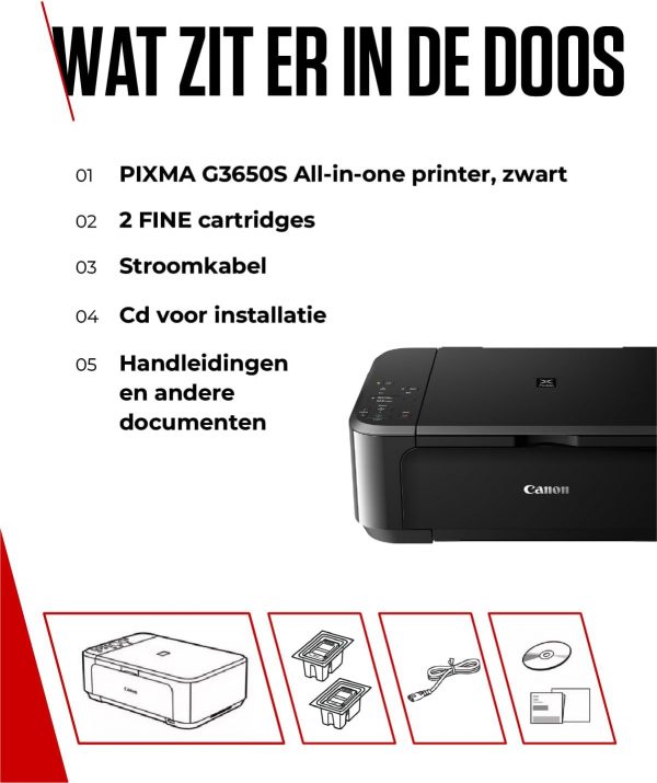 Canon PIXMA MG3650S Series - All-in-One Printers, Copier & S... - Image 8