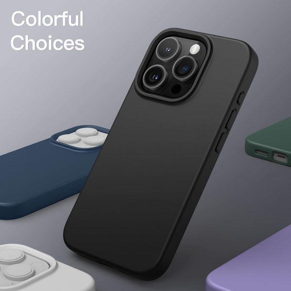JETech Silicone Case for iPhone 15 Pro 6.1-Inch, Silky-Soft ... - Image 7