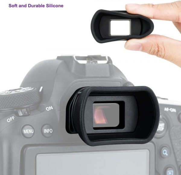 Extended-Type Soft Silicone Eyepiece for Canon EOS 6D, 6DII,... - Image 3