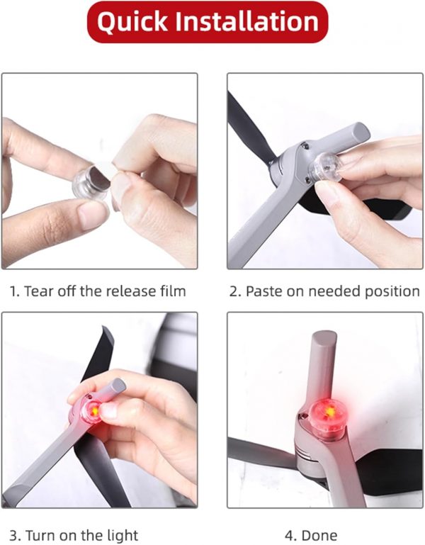 CERFFOOL Drone Strobe Light for DJI NEO Air 3S Mini 4 Pro 4 ... - Image 7