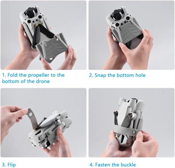 Ainiv Propeller Protector for DJI Mini 3 Pro, TPU Soft Rubbe... - Image 5