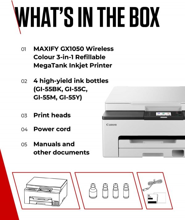Canon MAXIFY GX1050 Printer for Home & Office Use - Colour H... - Image 8