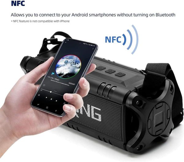 W-KING 90W Max Bluetooth Speaker, IPX6 Waterproof Portable S... - Image 9