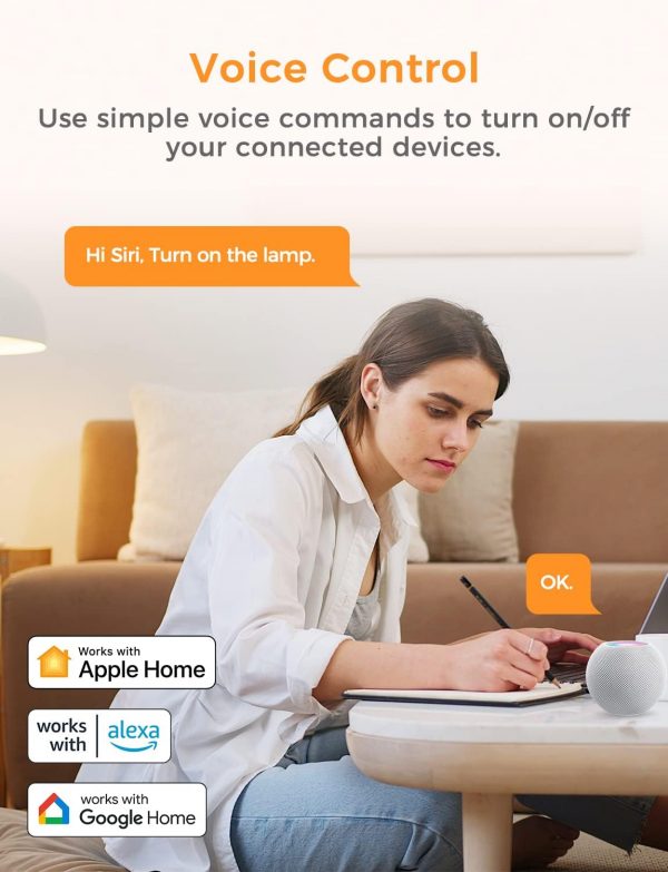 Smart Plug Works with Apple HomeKit Siri, Alexa, Google Home... - Image 4