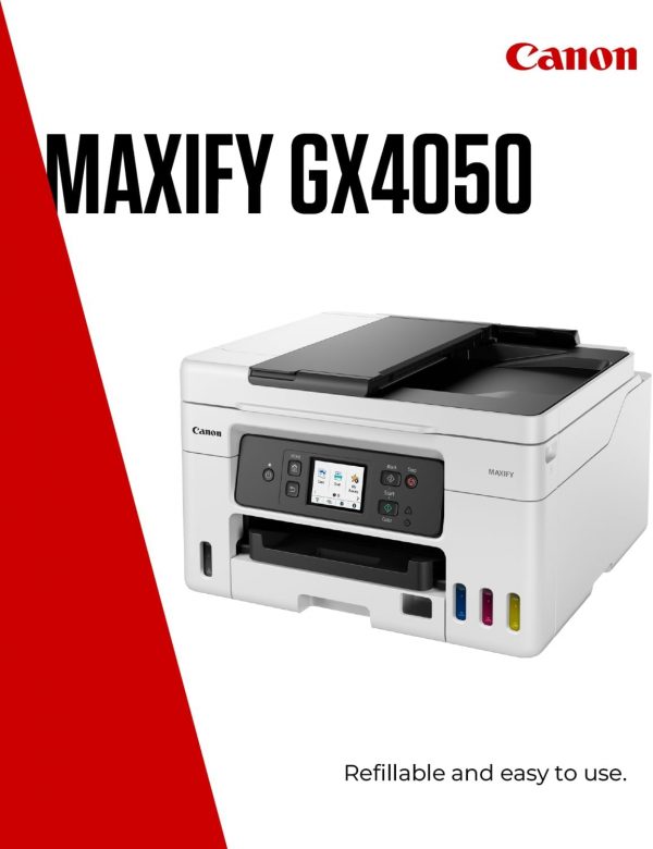 Canon MAXIFY GX4050 Printer for Home/Office Use - Colour Pri... - Image 3