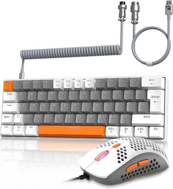 ZIYOU LANG Wired Gaming Keyboard and Mouse Combo+Coiled USB ... - Image 2