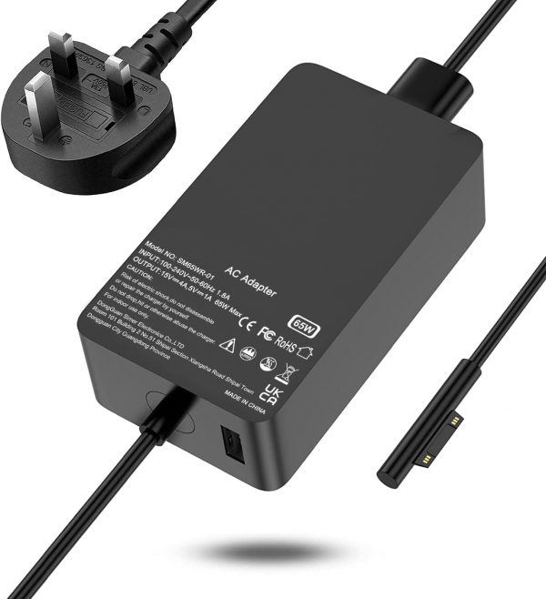 Surface Pro Charger, 65W Microsoft Surface Pro Charger Compa... - Image 2