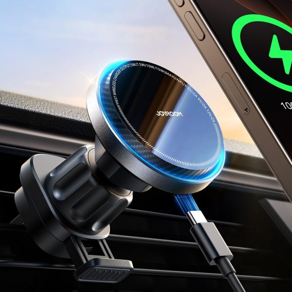JOYROOM for Magsafe Car Mount Charger [15W Fastest Charging ... - Image 2