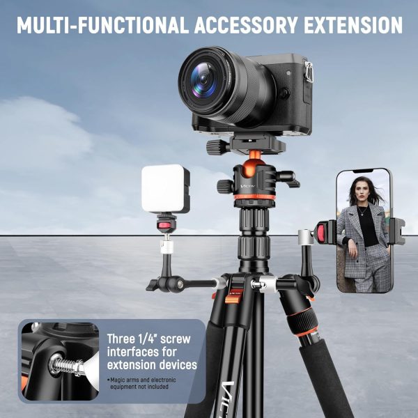 Victiv 78"/ 198cm Camera Tripod for Canon Sony Nikon, DSLR T... - Image 4