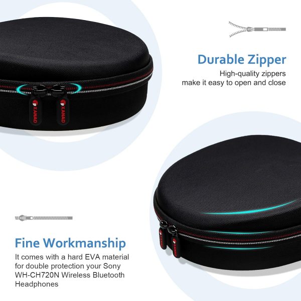 XANAD Carrying Case for Sony WH-CH720N Noise Cancelling Wire... - Image 4