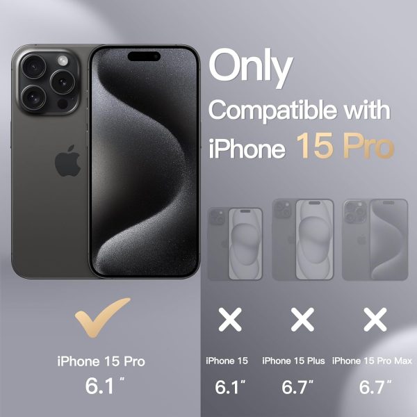 JETech Silicone Case for iPhone 15 Pro 6.1-Inch, Silky-Soft ... - Image 3