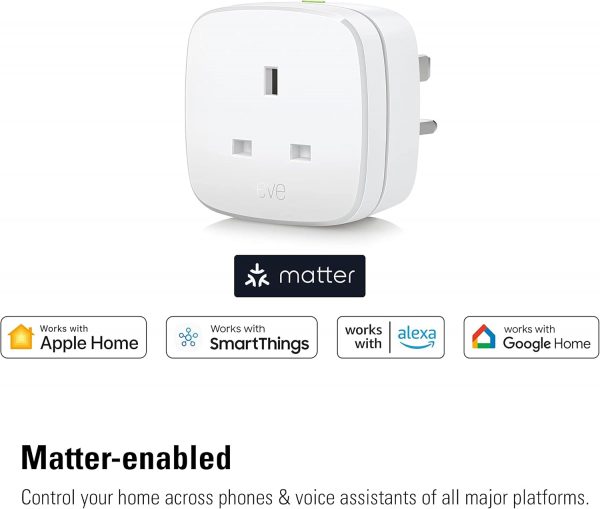 Eve Energy (Matter) - Smart Plug and Power Meter, app and vo... - Image 3