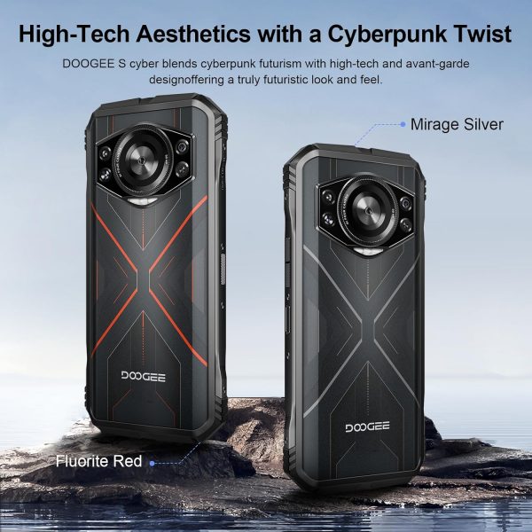 DOOGEE S Cyber Rugged Smartphone Android 14, 20GB+256GB Rugg... - Image 9