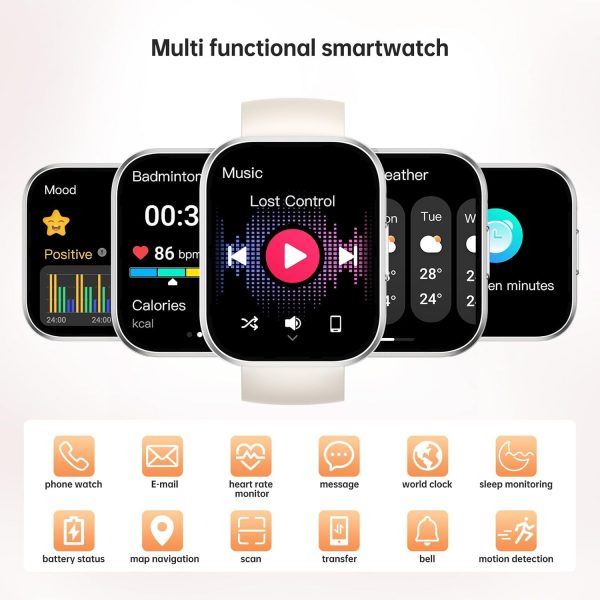 Smart Watch for Men Women, Answer/Make Call, 1.91"HD Screen ... - Image 8