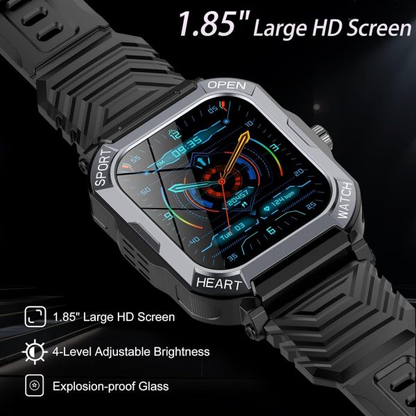 Smart Watch for Men Women, 1.85" HD Smartwatch (Answer/Make ... - Image 7