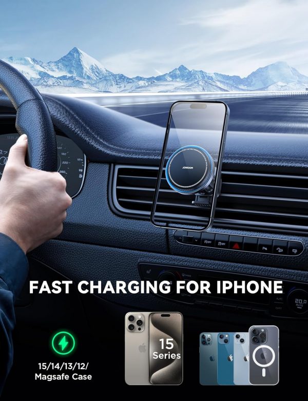 JOYROOM for Magsafe Car Mount Charger [15W Fastest Charging ... - Image 8
