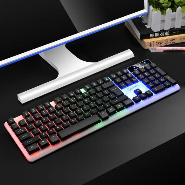IndoTeam Gaming Keyboard and Mouse Set - LED Light Up USB Wi... - Image 7