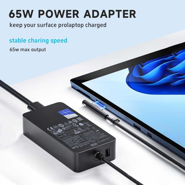 65W Surface Pro Charger Replacement Fit for Microsoft Surfac... - Image 3