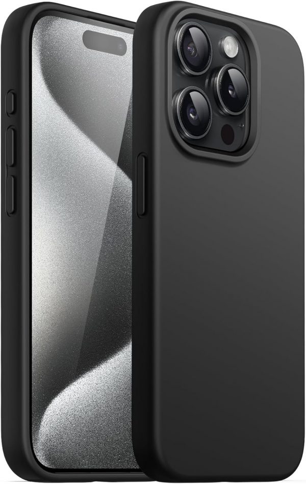 JETech Silicone Case for iPhone 15 Pro 6.1-Inch, Silky-Soft ... - Image 2