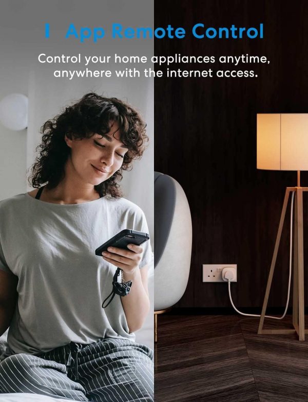 Meross Smart Plug with Energy Monitor Wi-Fi Outlet Work with... - Image 6