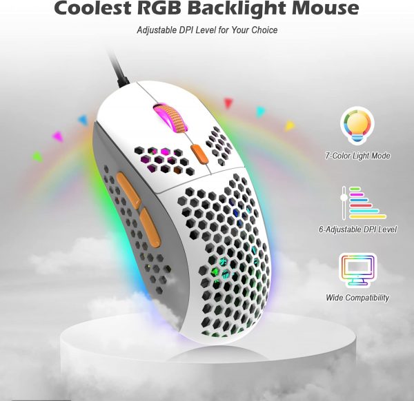 ZIYOU LANG Wired Gaming Keyboard and Mouse Combo+Coiled USB ... - Image 7
