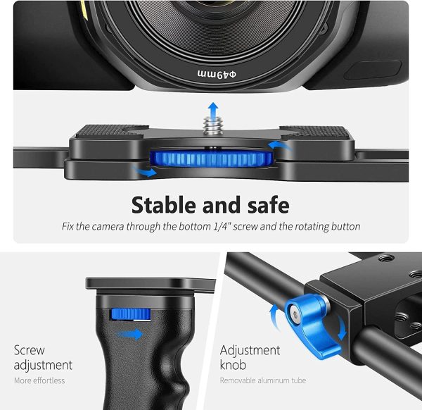 Neewer Aluminum Alloy Camera Video Cage Film Movie Making Ki... - Image 5