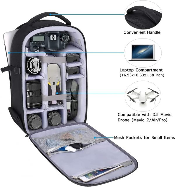 MOSISO Camera Backpack, DSLR/SLR/Mirrorless Photography Came... - Image 3