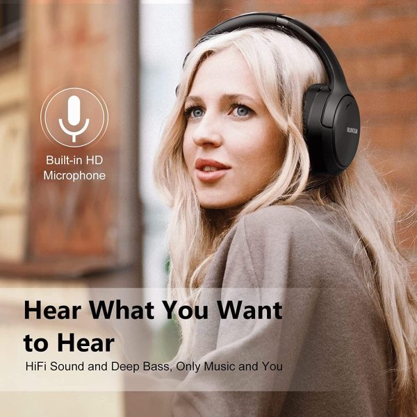 RUNOLIM Hybrid Active Noise Cancelling Headphones, Wireless ... - Image 8