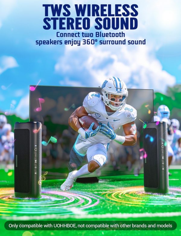 UOHHBOE 30W Bluetooth Speaker, Portable Speakers Wireless Bl... - Image 3