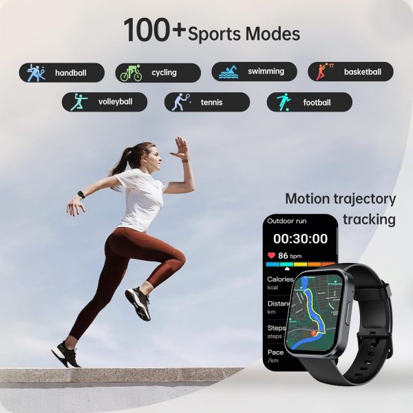 Smart Watch for Men Women, Answer/Make Call, 1.91"HD Screen ... - Image 5