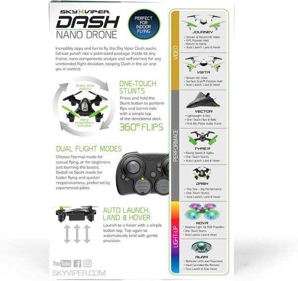 Sky Viper Dash Nano Drone - Image 2