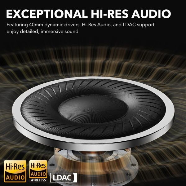 1Mii Y8 Hybrid Active Noise Cancelling Headphones, LDAC Hi-R... - Image 5