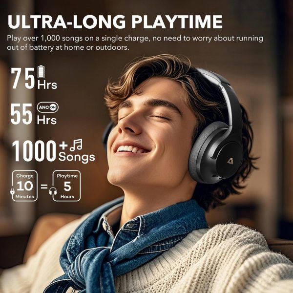 1Mii Y8 Hybrid Active Noise Cancelling Headphones, LDAC Hi-R... - Image 6