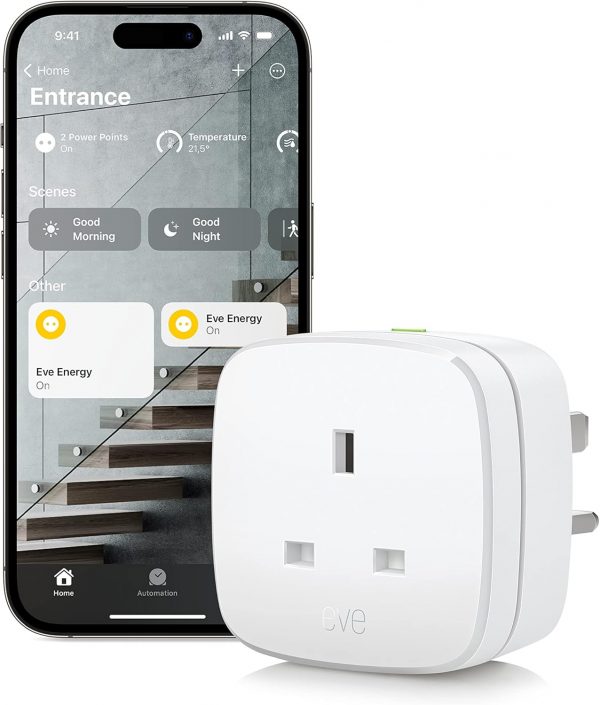 Eve Energy (Matter) - Smart Plug and Power Meter, app and vo... - Image 2