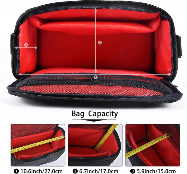 FOSOTO SLR DSLR Camera Bag, Large Capacity Camera Case with ... - Image 7