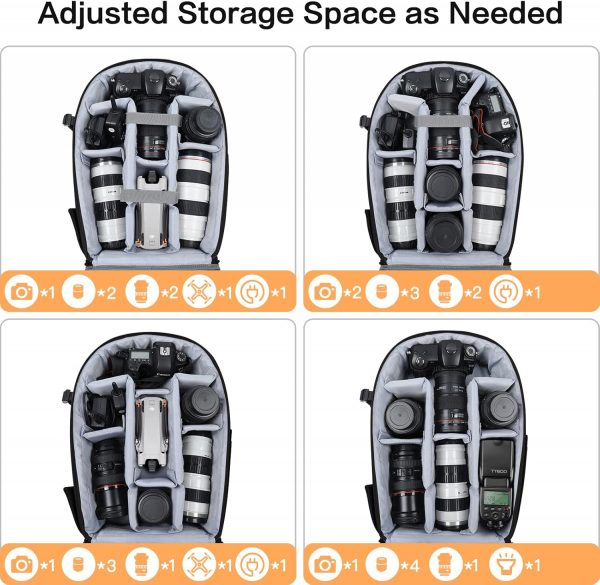 MOSISO Camera Backpack, DSLR/SLR/Mirrorless Photography Came... - Image 4