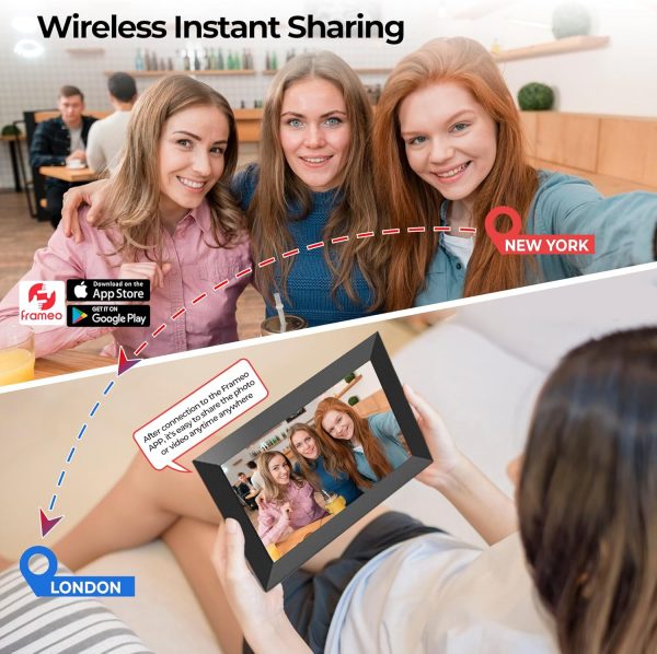 10.1 Inch WiFi Digital Photo Frame Built in 32GB Memory,1280... - Image 6