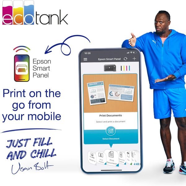 EcoTank ET-2860 A4 Multifunction Wi-Fi Ink Tank Printer, Wit... - Image 5