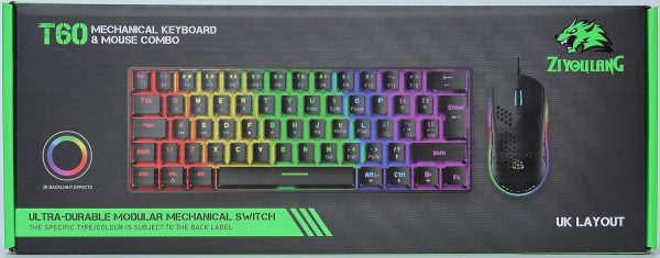 ZIYOU LANG Wired Gaming Keyboard and Mouse Combo+Coiled USB ... - Image 11