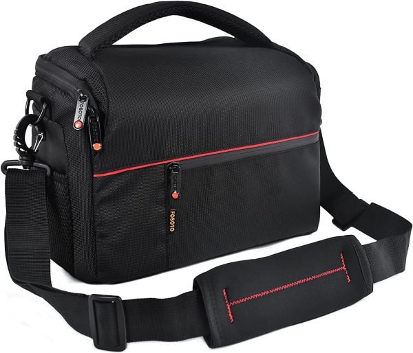 FOSOTO SLR DSLR Camera Bag, Large Capacity Camera Case with ... - Image 2