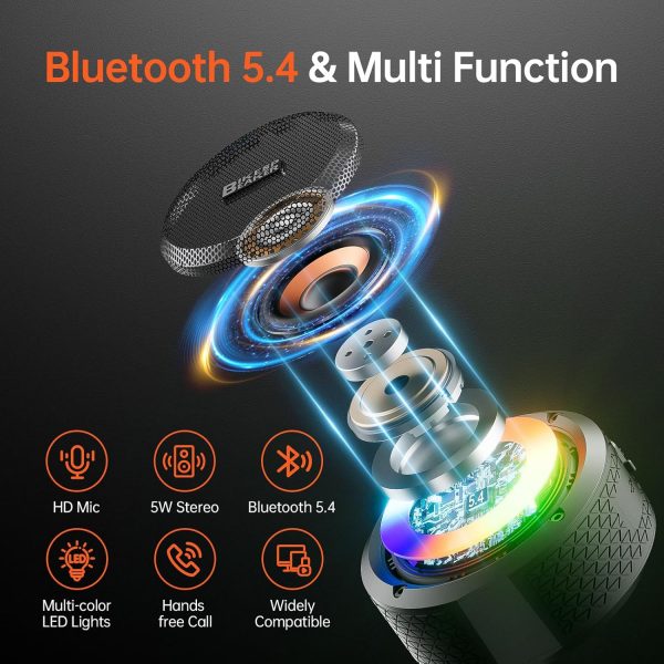 Bluetooth Speaker Wireless, Portable Bluetooth Speaker HD So... - Image 4
