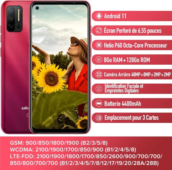 Android 11 Mobile Phone Unlocked, Ulefone NOTE 11P 4G Smartp... - Image 3
