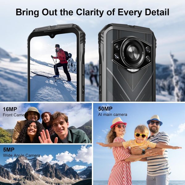 DOOGEE S Cyber Rugged Smartphone Android 14, 20GB+256GB Rugg... - Image 6
