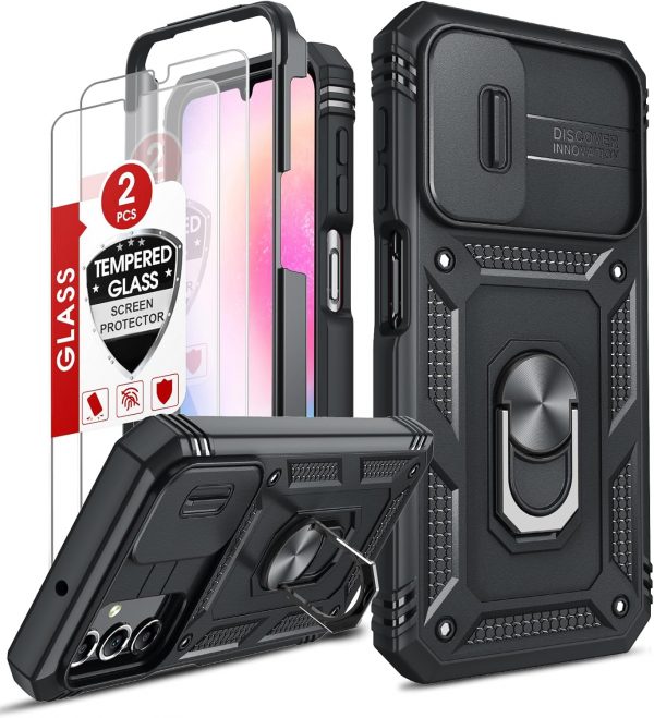 LeYi for Samsung Galaxy A25 5G Case with Camera Cover Slider... - Image 2