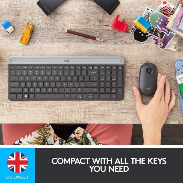 Logitech MK470 Slim Wireless Keyboard & Mouse Combo for Wind... - Image 3