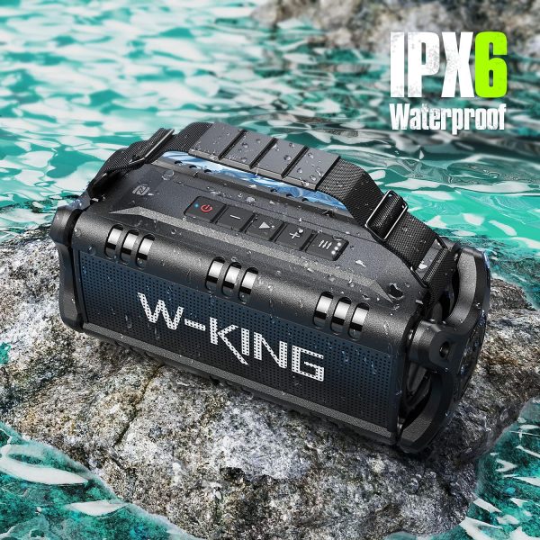 W-KING 90W Max Bluetooth Speaker, IPX6 Waterproof Portable S... - Image 4